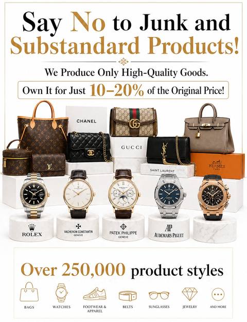 Bolsos, relojes y accesorios de lujo